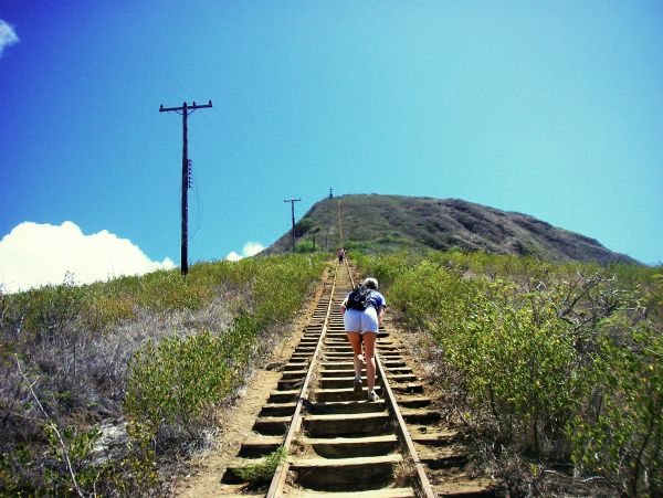 Tracks to the sky